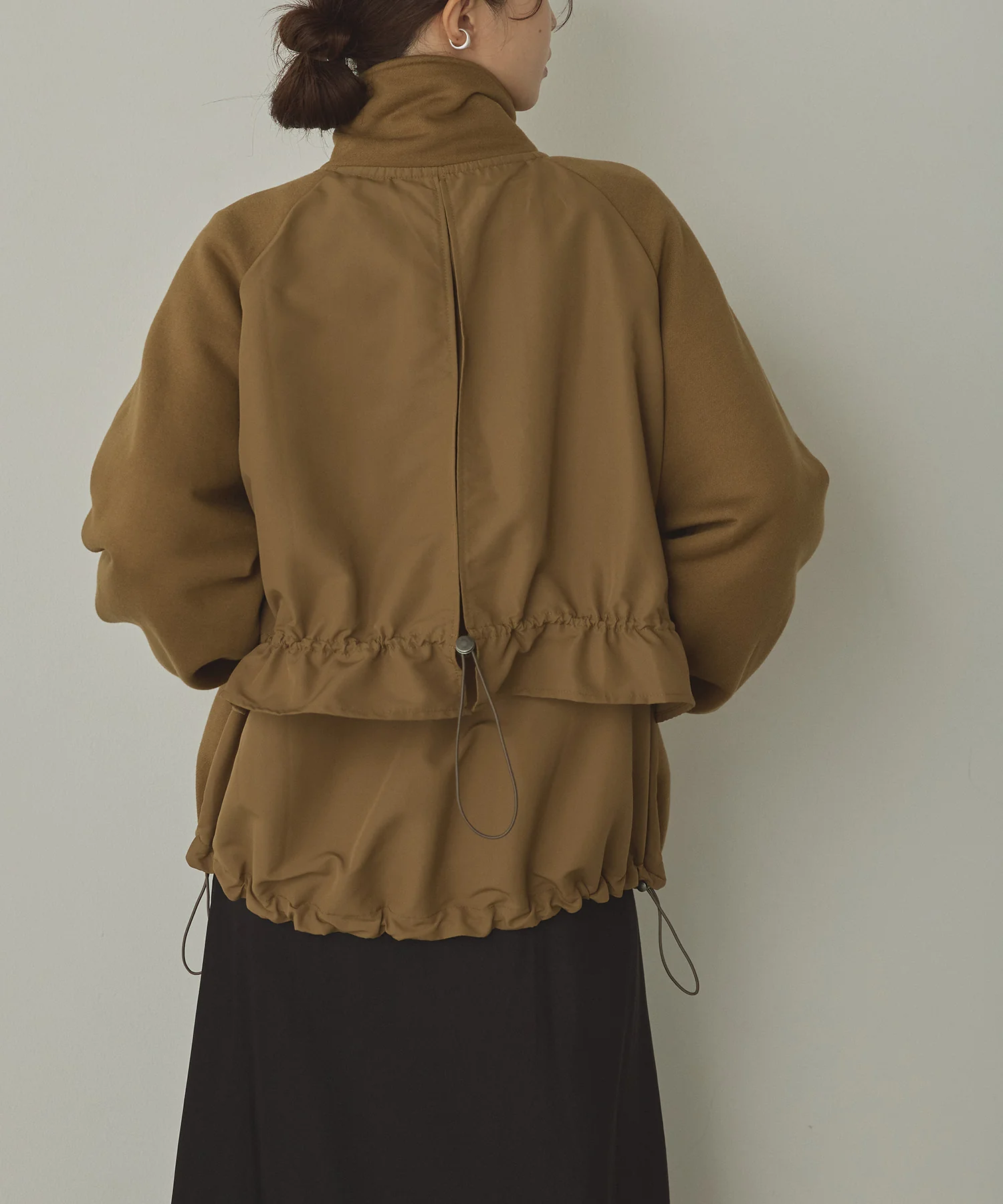 裏起毛 Wジップブルゾン