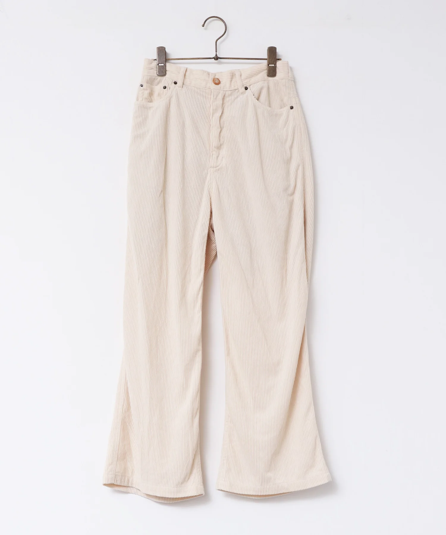 コーデュロイ ワイドストレートパンツ