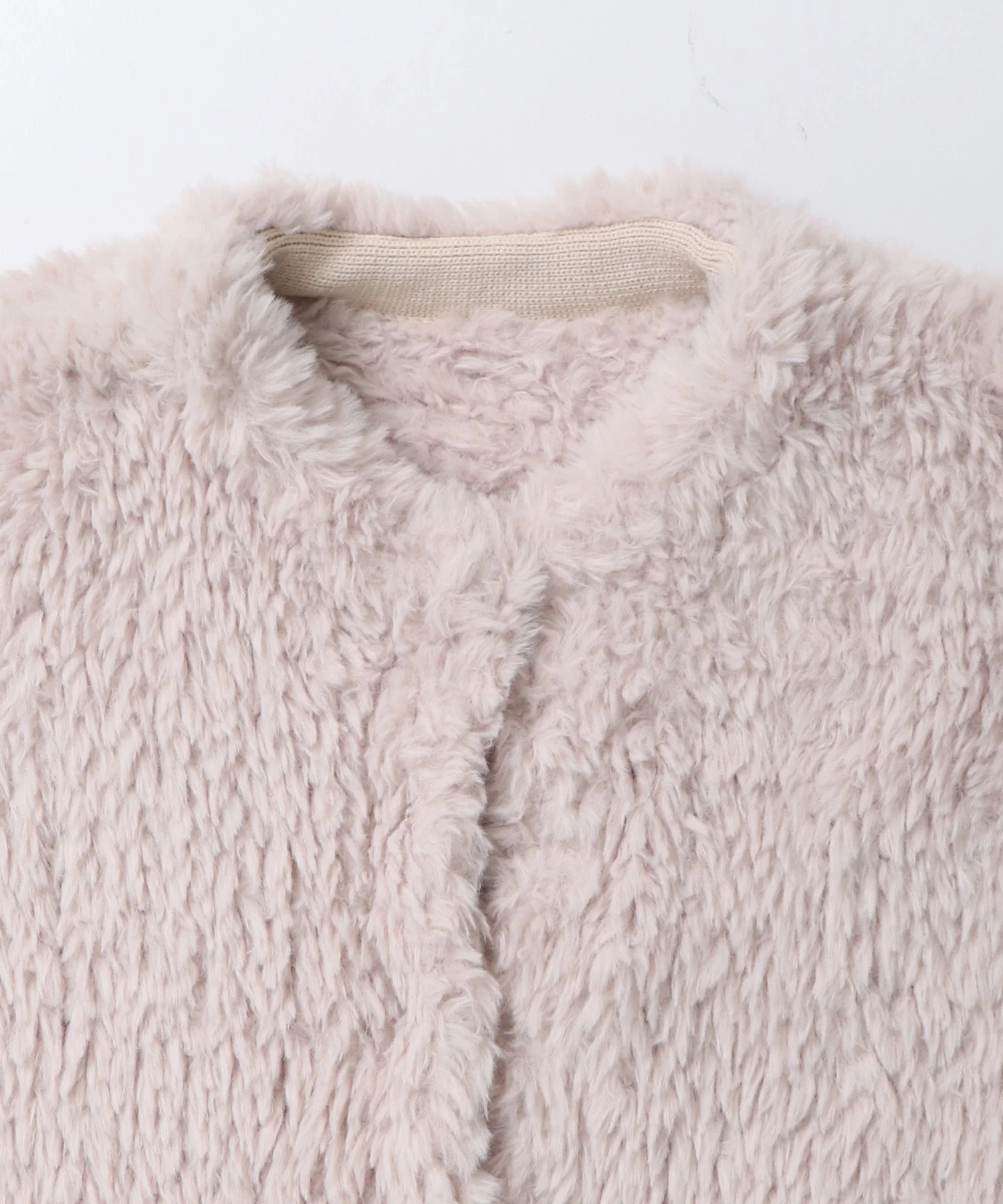 ファー ニットコート