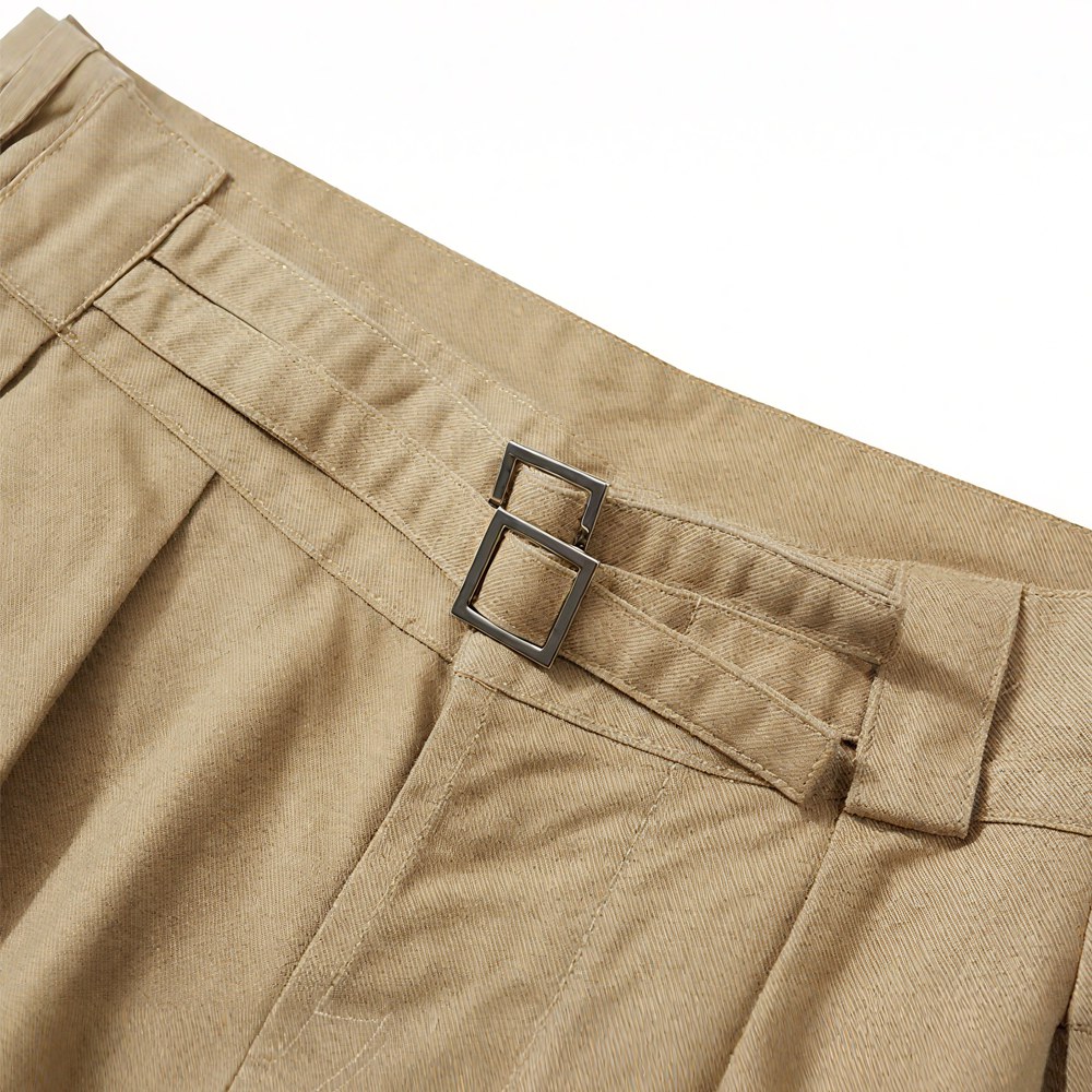 グルカ風バミューダカジュアルパンツ