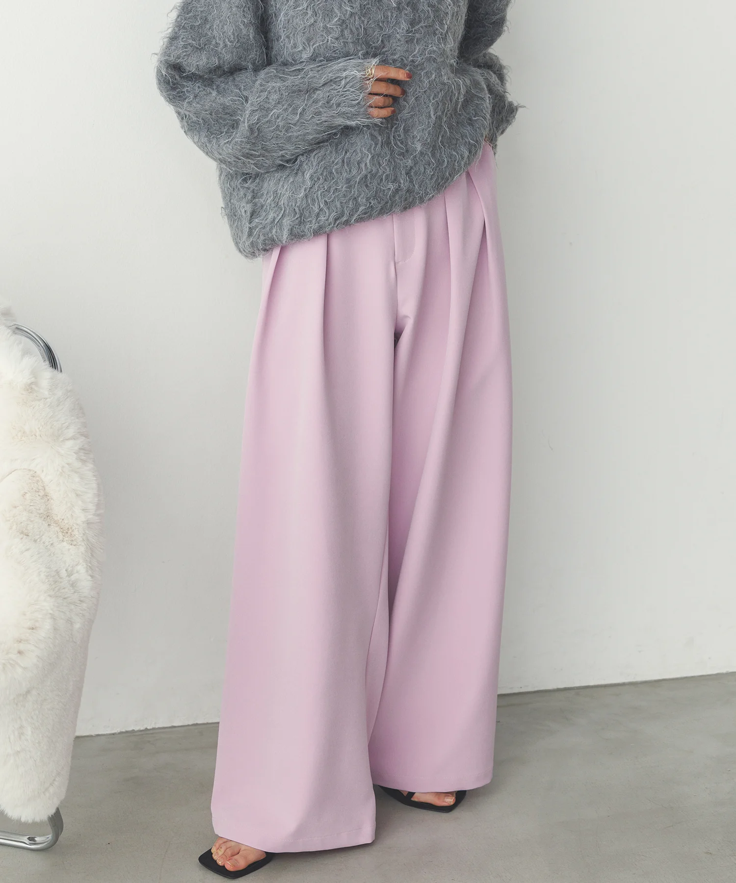 ストレッチワイドパンツ