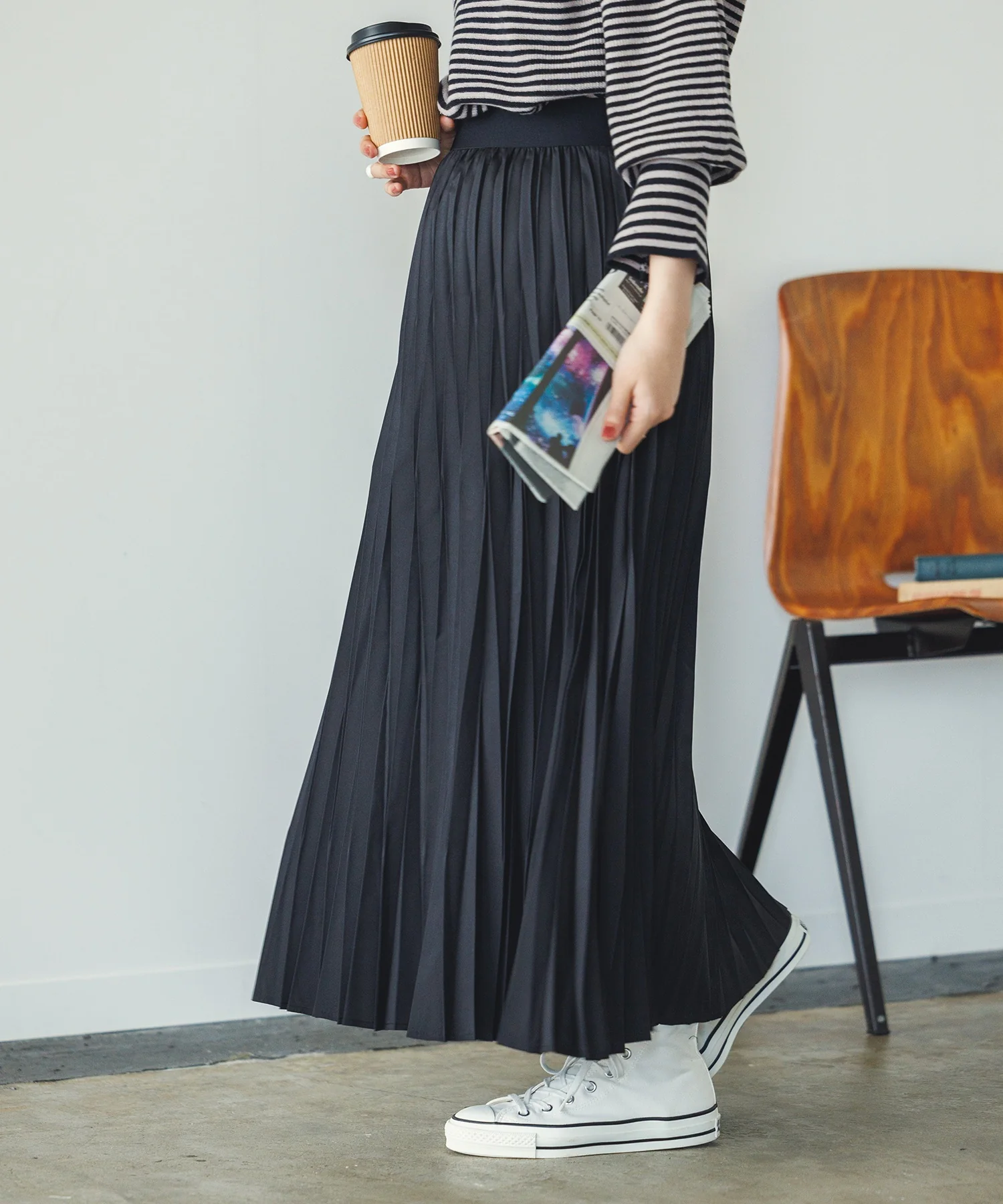 メモリープリーツスカート