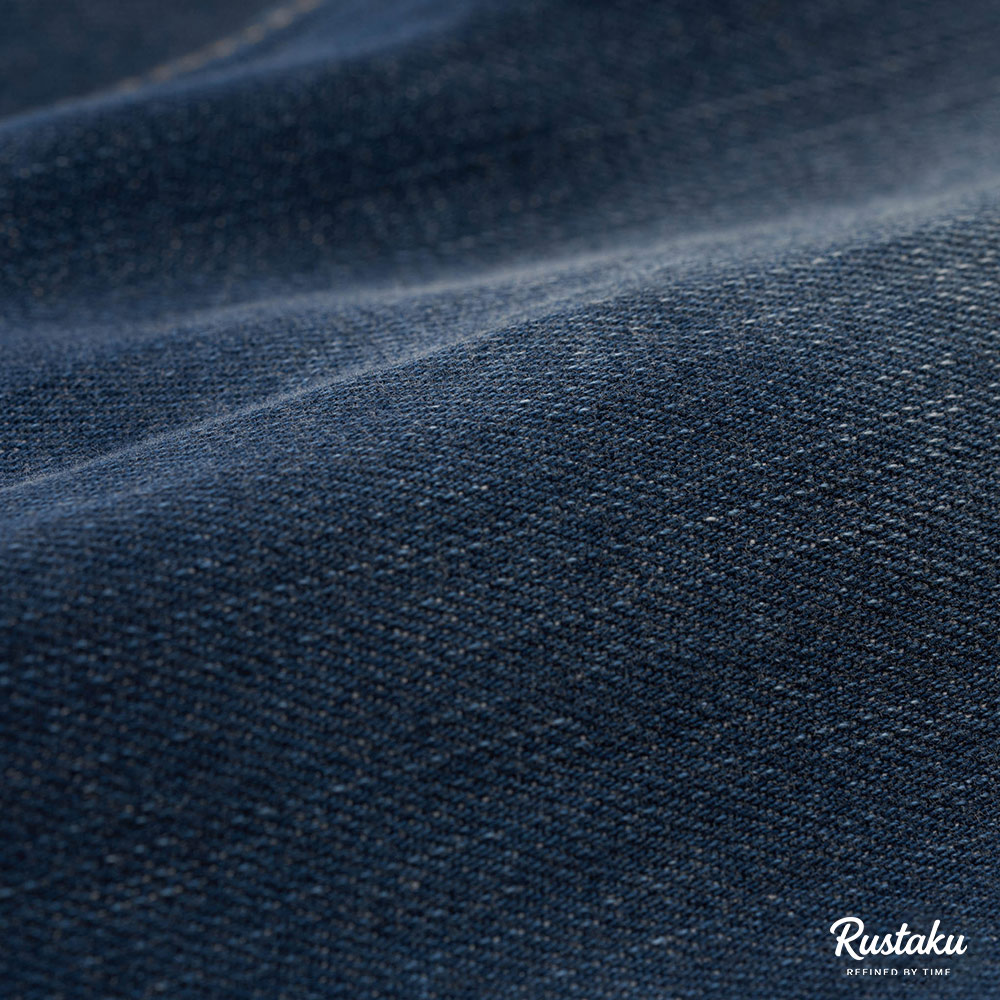 ヴィンテージ加工セルビッチデニム九分丈